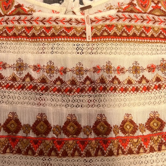 Free People Embroidered Mini Dress - Picture 3 of 11